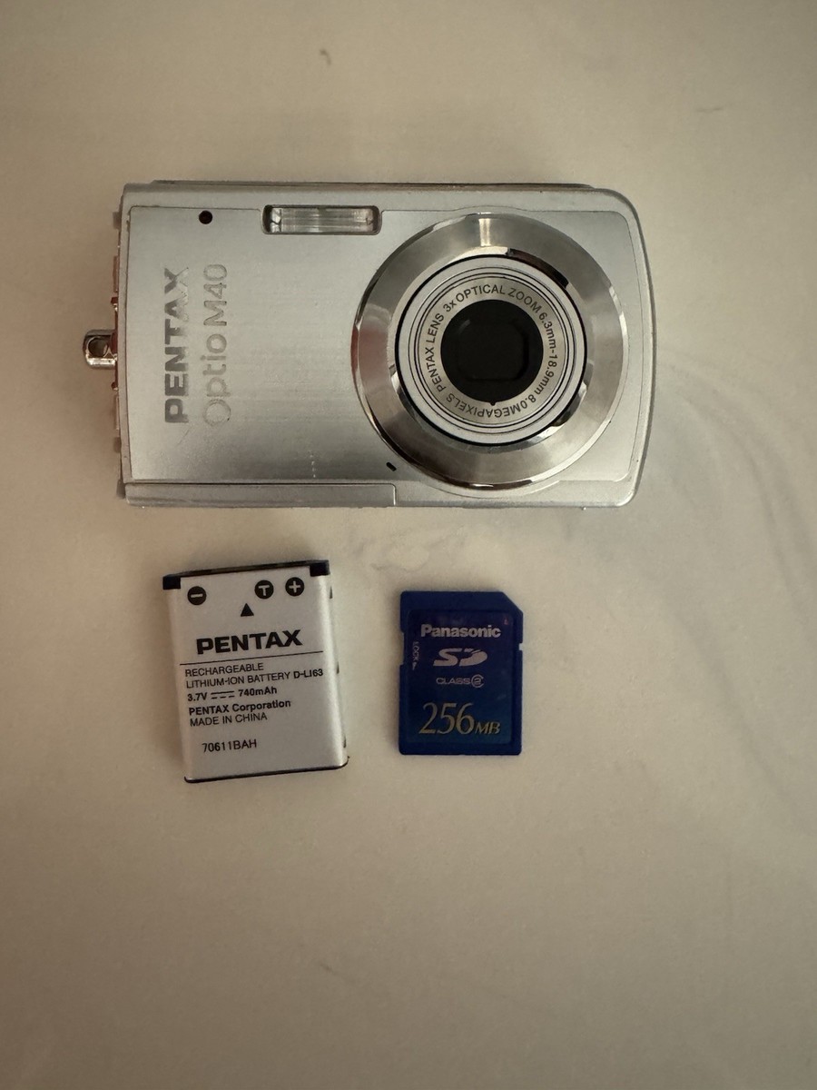 PENTAX Pentax Optio M40 8.0MP Digital Camera - Silver for sale