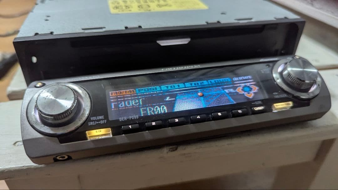 Junk Pioneer Carrozzeria DEH-P099 Bluetooth Car Audio 1DIN WMA