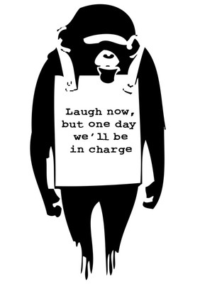 BANKSY Laugh Now A4 POSTER Graffiti Street Wall Art Print Popular