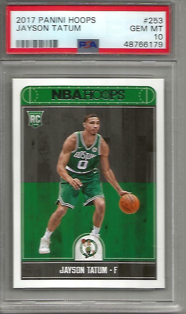 Jayson Tatum 17/18 Panini NBA Hoops Rookie PSA 10 Gem Mint | eBay