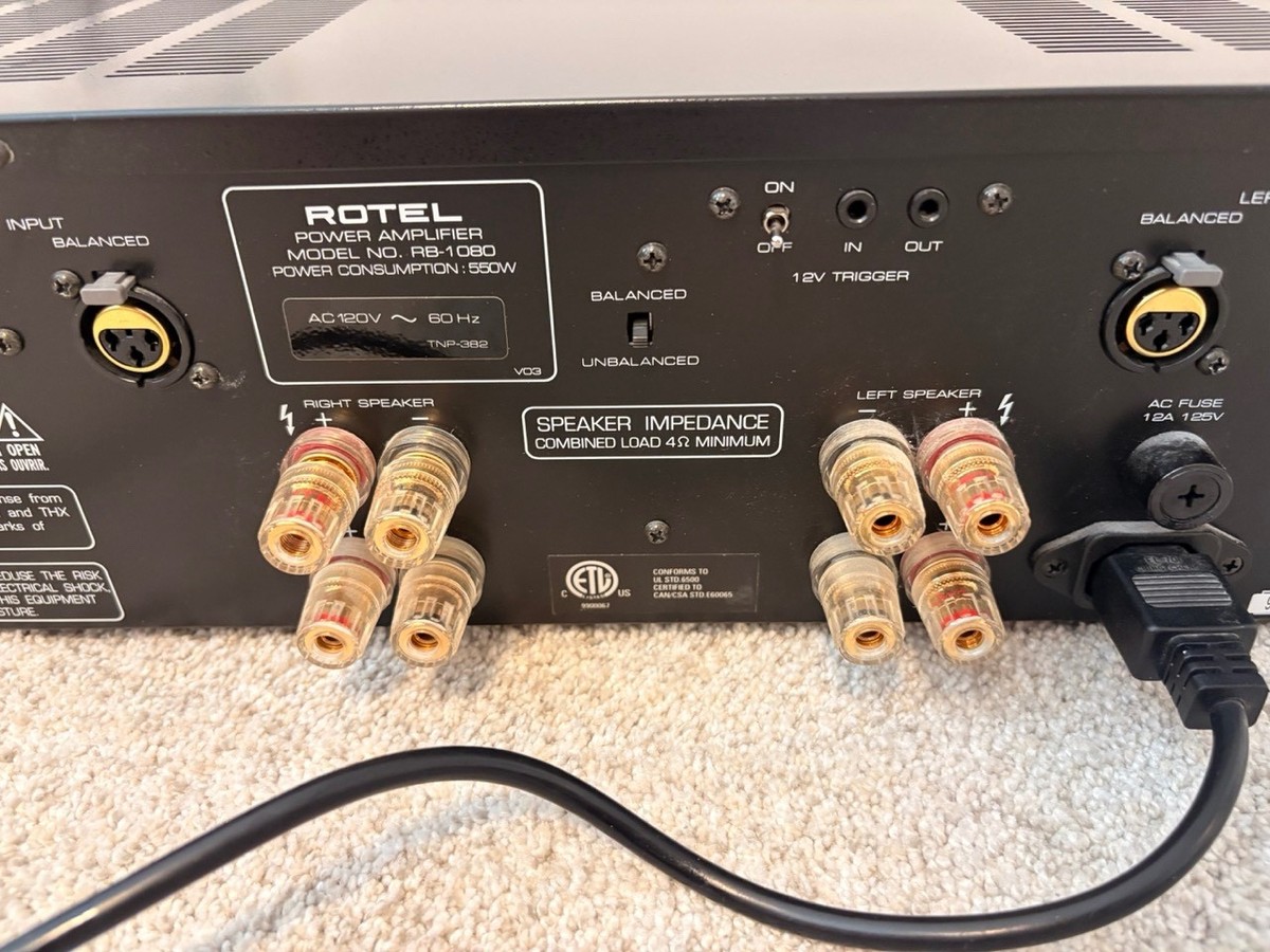 Rotel RB-1080 2 Channel Power Amplifier for sale online | eBay