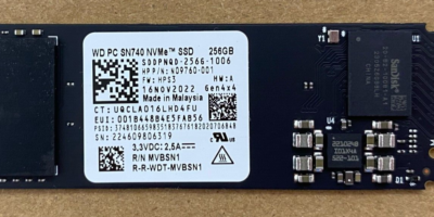 Western Digital 256GB NVMe M.2 2280 80mm SSD SDDPNQD-256G-1006