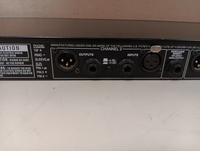 dbx 166XL Stereo Dynamics Processor Over Easy Compressor Limiter