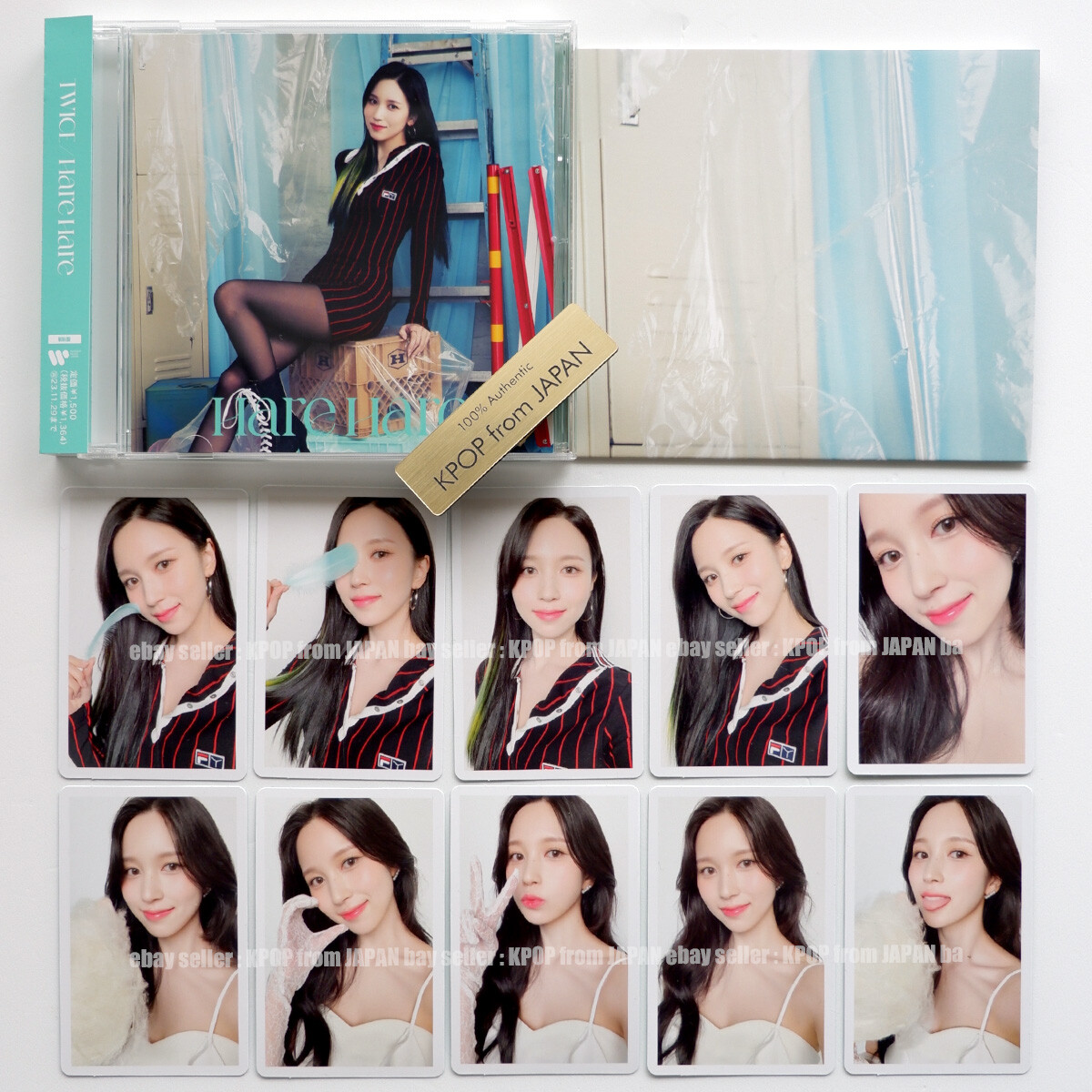 MINA TWICE Hare Hare ONCE JAPAN ver. Official Photocard Japan fan