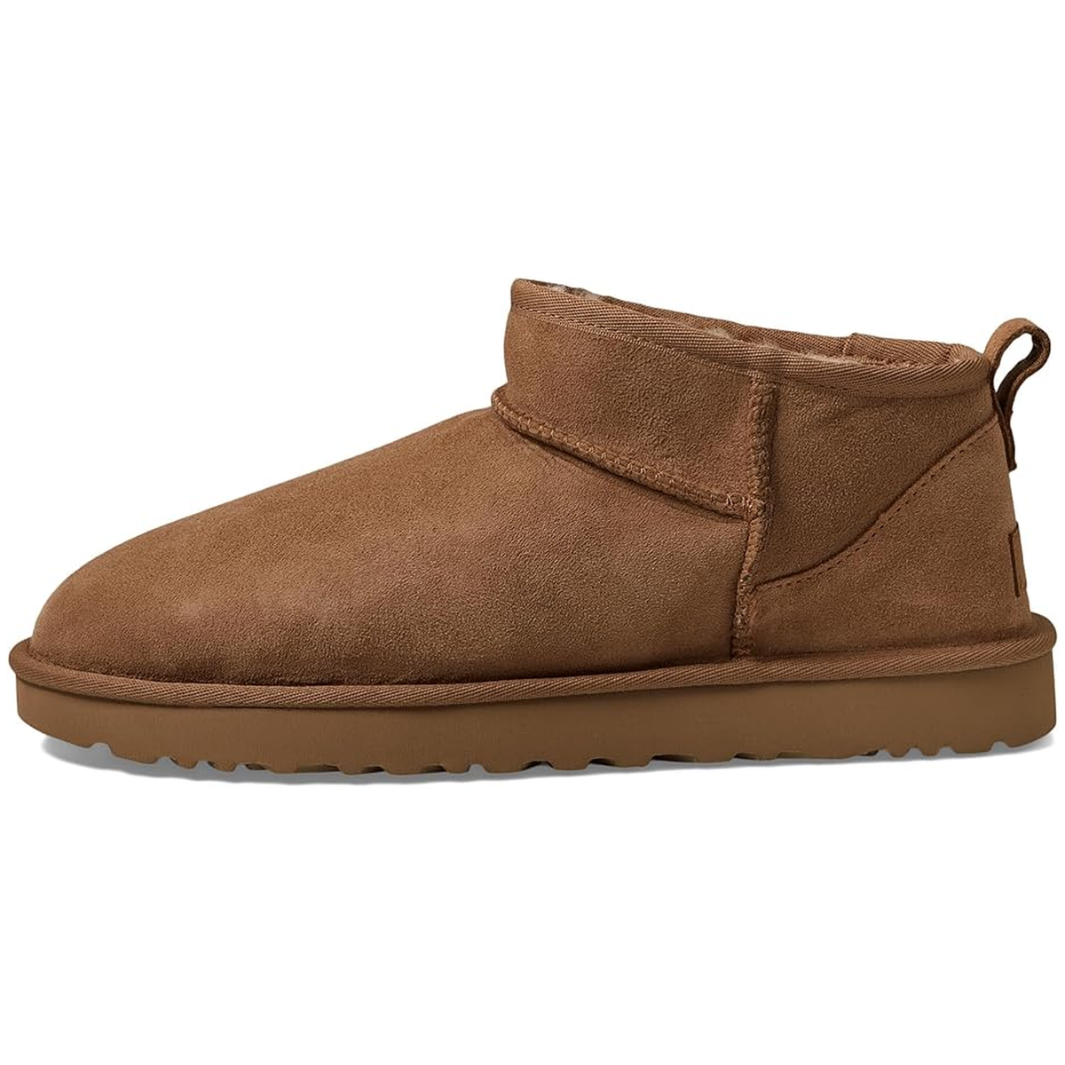 UGG Women's Classic Ultra Mini Ankle Boot - Size 7, Chestnut for