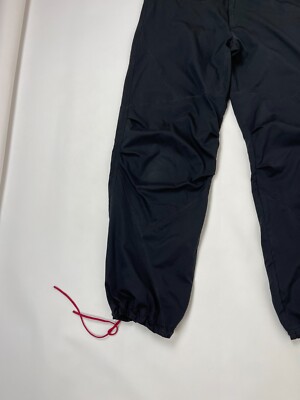 Nike Vintage y2k baggy Nike fit black track pants swoosh | eBay