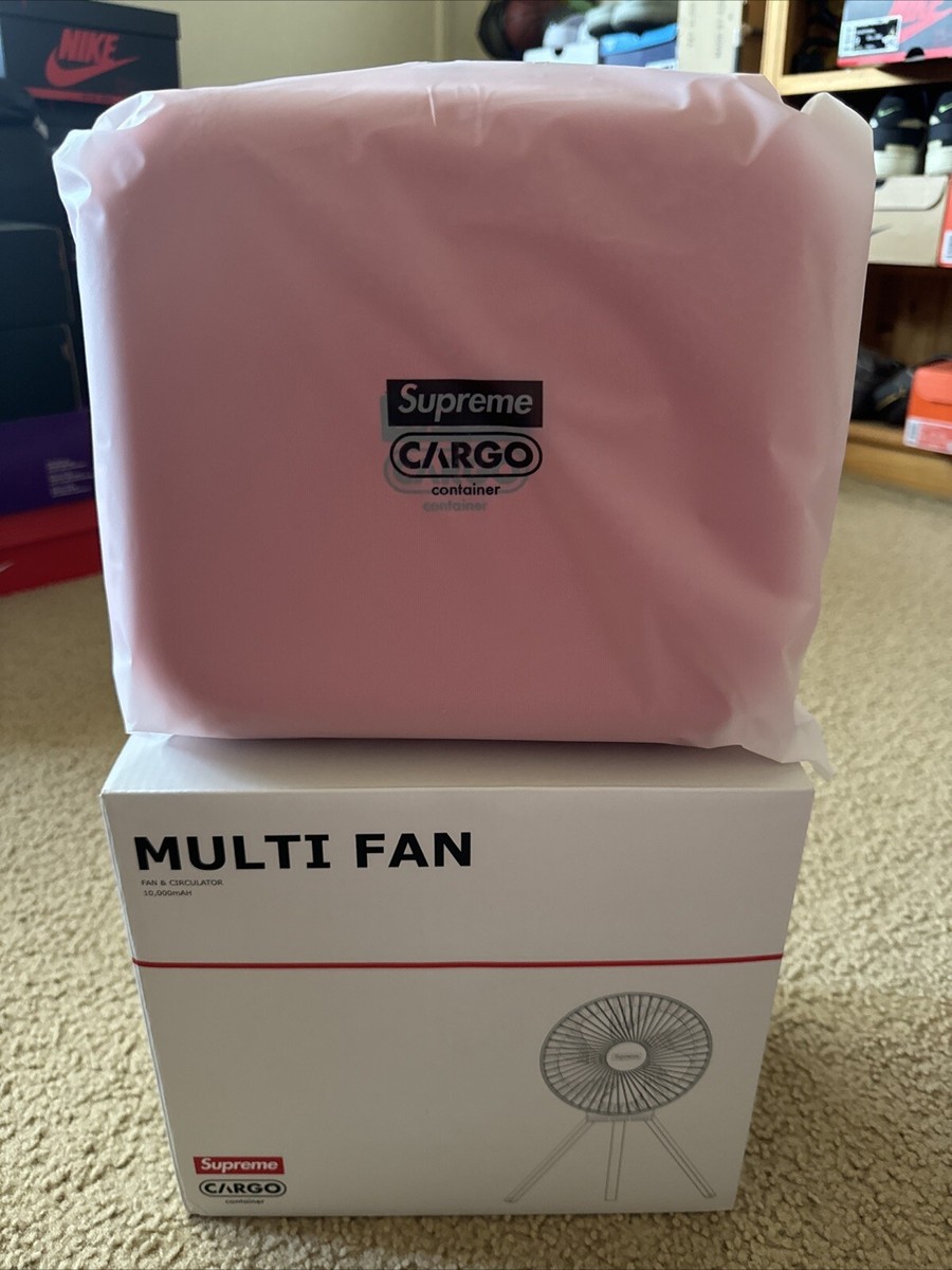 Supreme Cargo Container Electric Fan Red FW23 | eBay