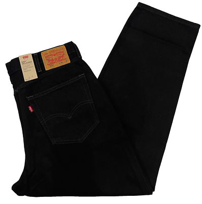 New Levis 550 Relaxed Denim Mens Jeans 38X30 Black #0260 W38L30