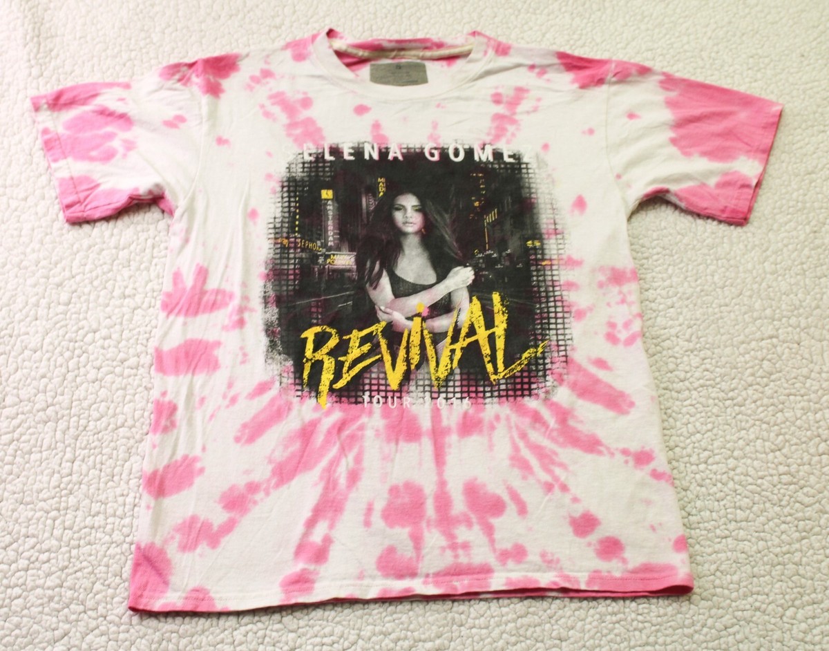 ミュージシャン Selena Gomez LYTLM TIE DYE LS TEE L Selena Gomez
