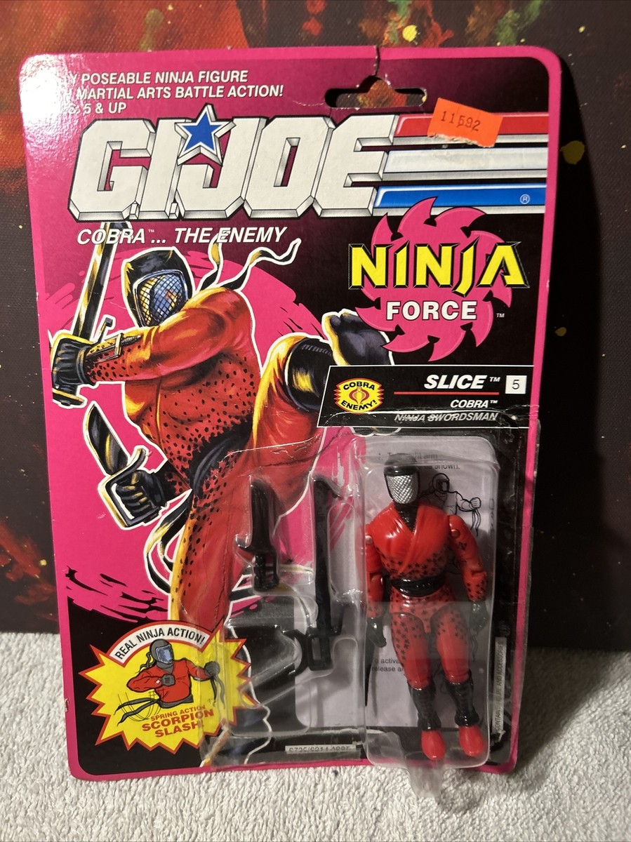 Vintage Hasbro Gi Joe Ninja Force 1992 Slice Action Figure MOC | eBay