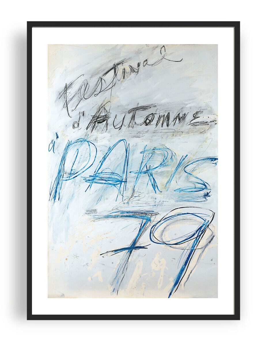 Cy Twombly - Le Festival d'Automne de Paris 1979, Giclee Print