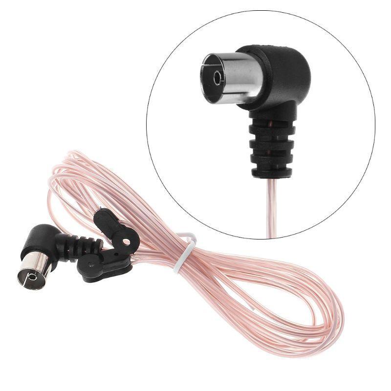 FM Stereo Radio Antenna 75 Ohm Female Connector Indoor Adapter For