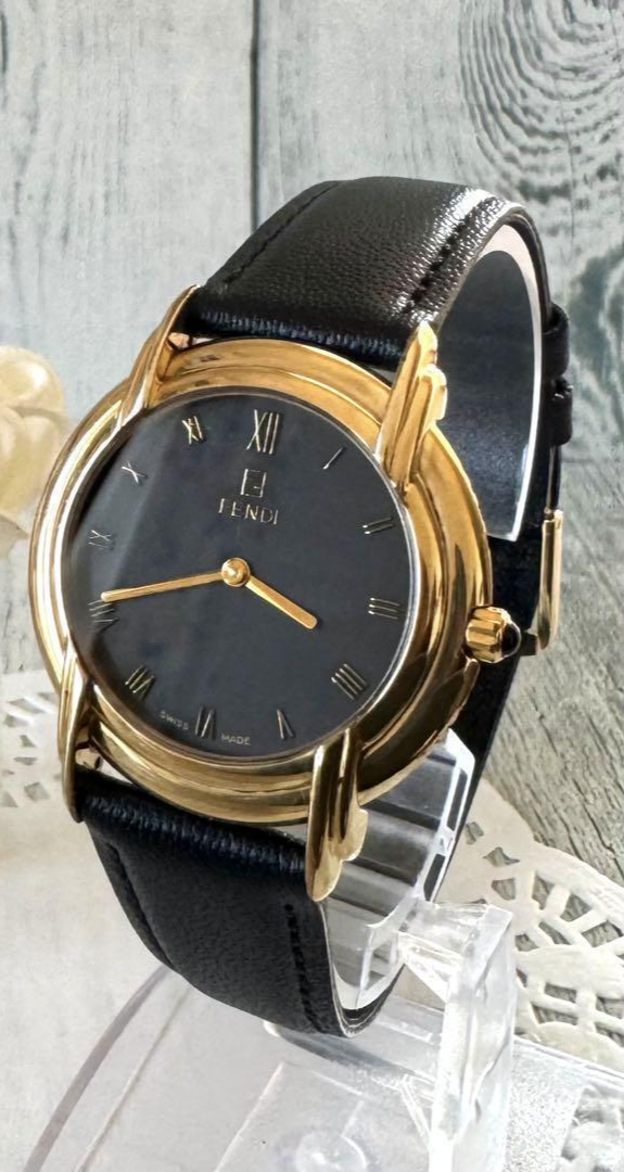 FENDI watch 300J black gold | eBay