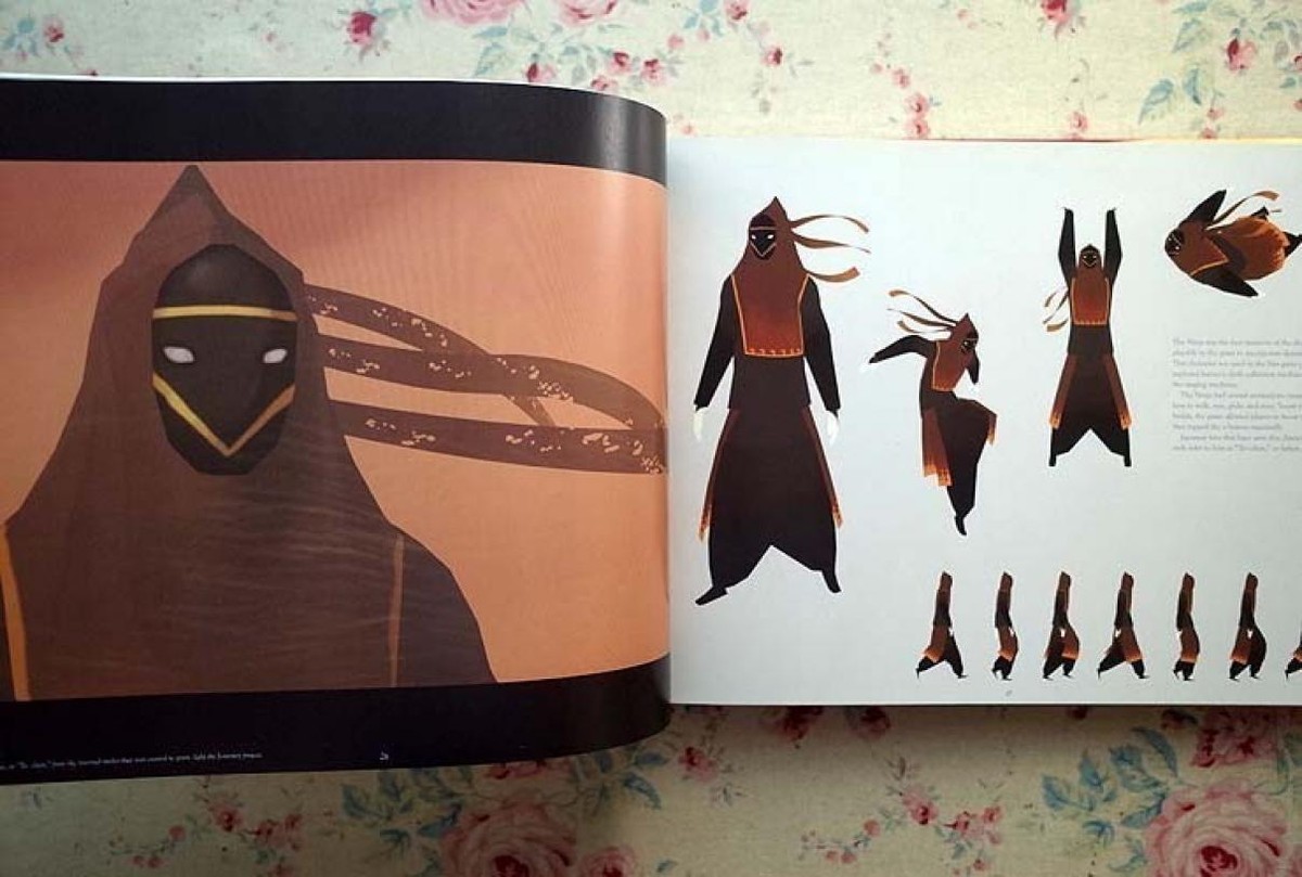 The Art of Journey English Art Book from Sony PlayStation softwear