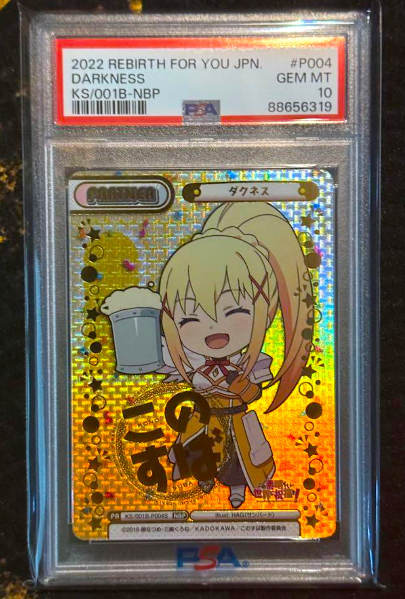 PSA 10 Rebirth For You Konosuba Kazuma Aqua Megumin Darkness Chris