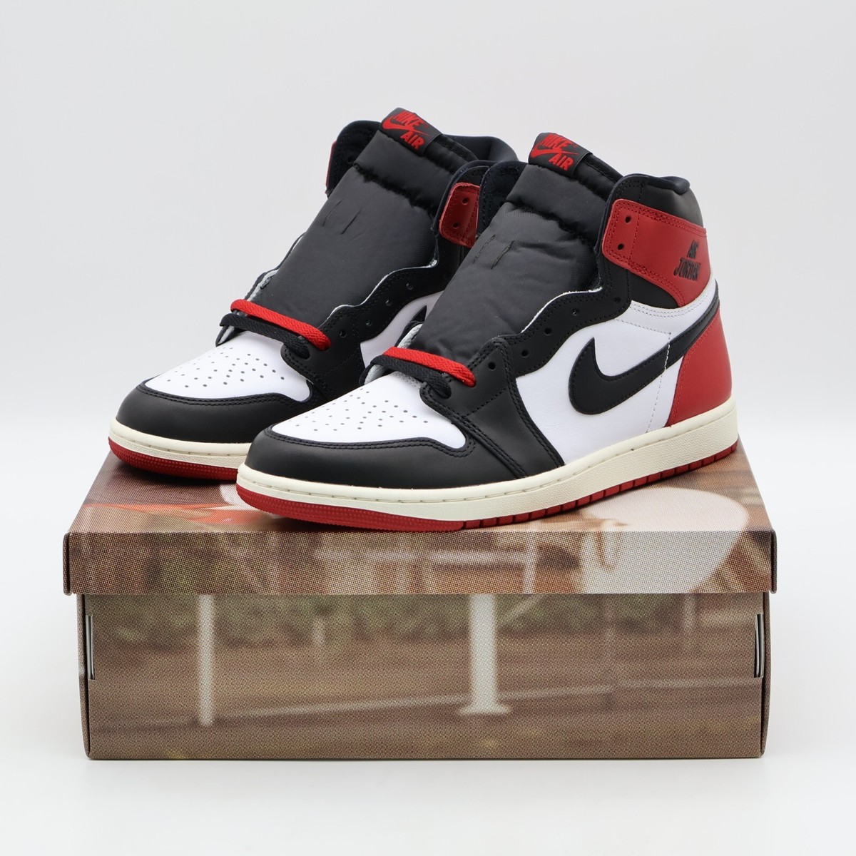 DZ5485-106 Nike Air Jordan 1 Retro High OG Black Toe Reimagined