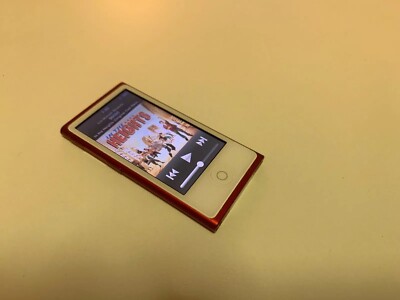 Apple iPOD NANO 7th Gen 16GB PRODUCT RED A1446 (Latest Model