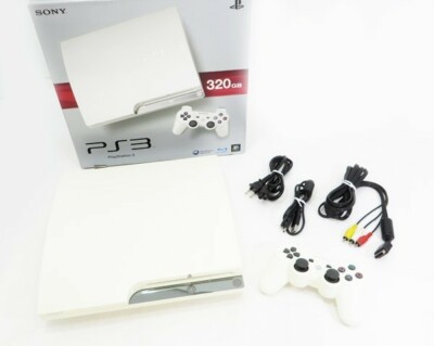 PS3 Classic White CECH 2500B 320GB Console Box Sony PlayStation 3