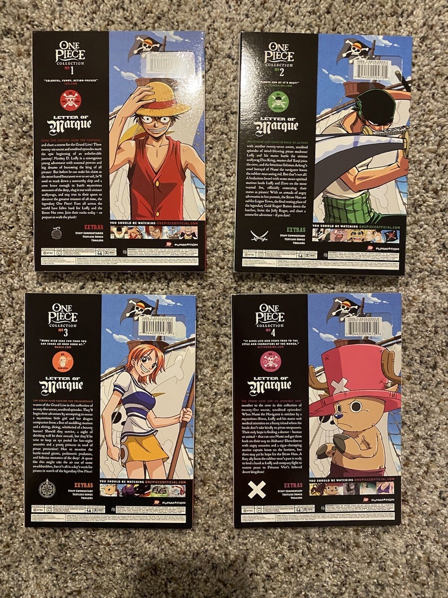 One Piece 20th Anniversary Pirate Collection DVD Box Set Walmart