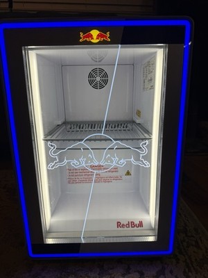 USED Red Bull Mini Fridge GDC Baby ECO Commercial LED Refrigerator
