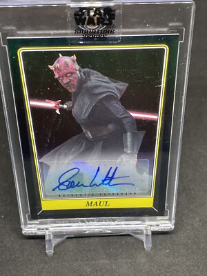 2022 Topps Star Wars Signatures Series Sam Witwer “MAUL” Autograph