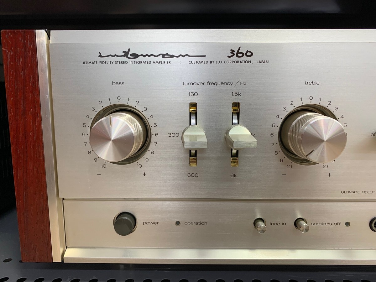 LUXMAN LX-360 Integrated Tube Amplifier Phono Equalizer KT-88 100V