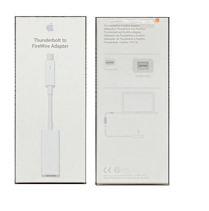 OEM Genuine Apple Thunderbolt 2 to FireWire Adapter Cable A1463