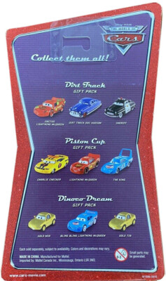 Disney Cars Dinoco Dream Gift 3-Pack Gold Mia, Gold Tia, Bling
