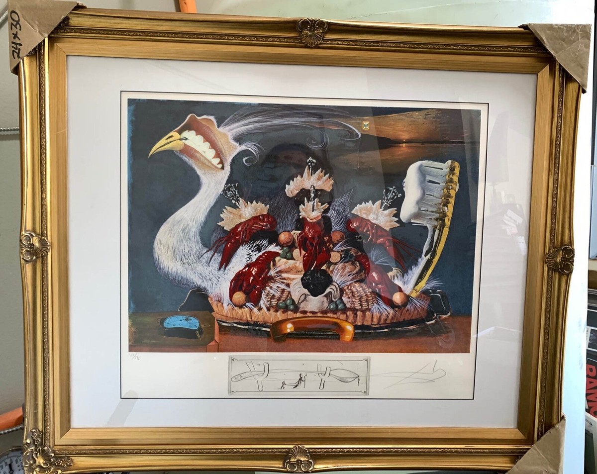 Salvador Dali Les Diners De Gala AUTHENTIC Art HAND SIGNED 153/395