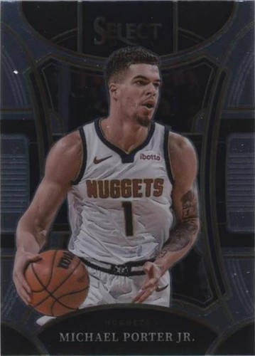 2023-24 Michael Porter Jr. Panini Select Blue Silver Prizm Premier