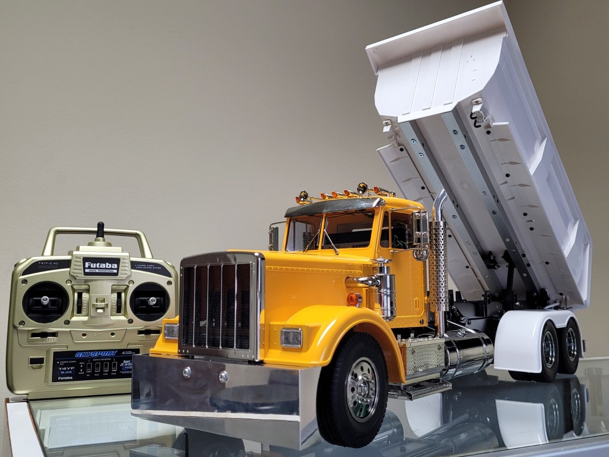 Custom Built Tamiya 1/14 King Grand Hauler Semi Day Cab Axle Dump