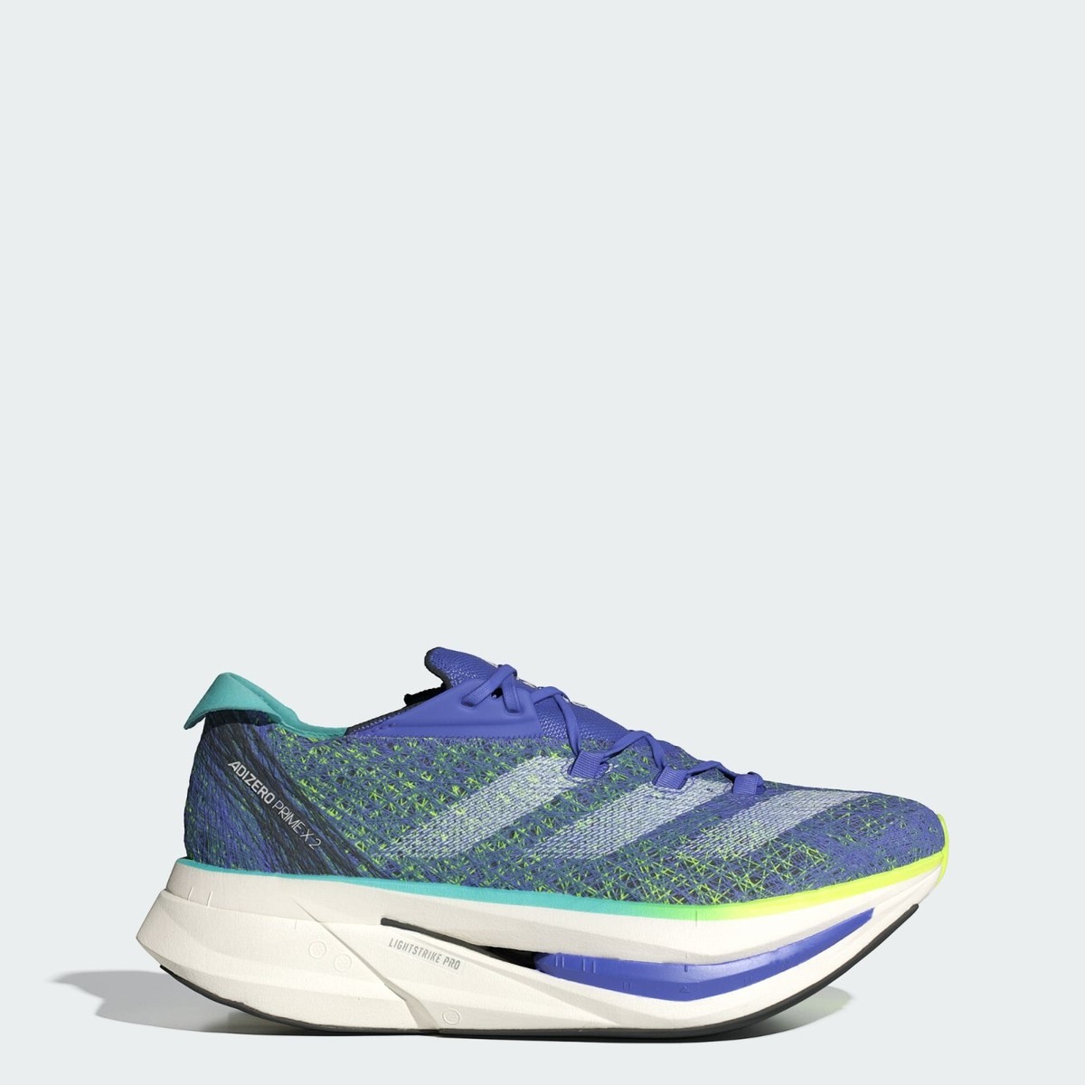 Adidas Adizero Prime X 2.0 Strung Running Shoes Cobalt Blue/Lemon