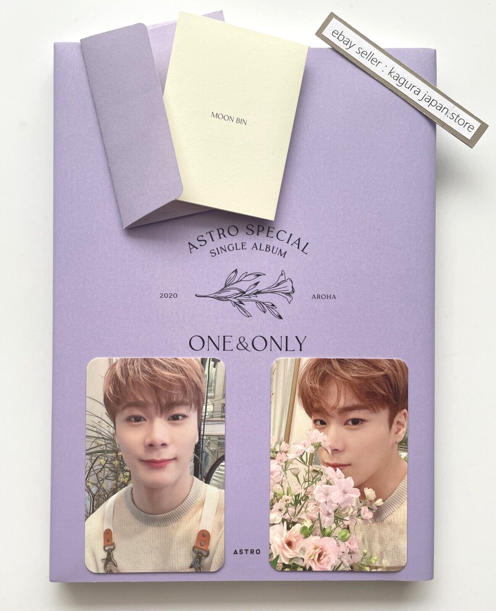 ASTRO MOONBIN MOON BIN ONE&ONLY Album CD Photocards Message Card