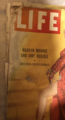 Marilyn Monroe Jane Russell LIFE Magazine May 25 1953 Gentleman