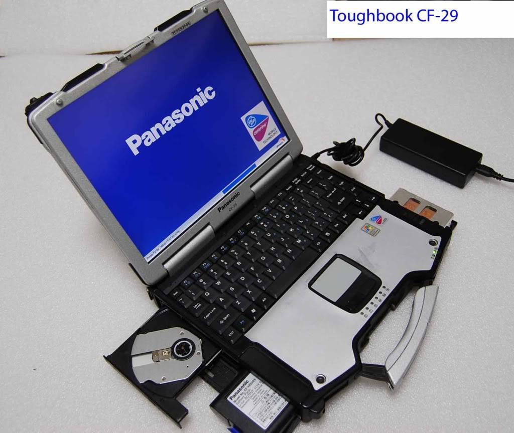 Panasonic Toughbook Rugged CF-29 1.4ghz Win 7 Pro MK3 WiFi DVD