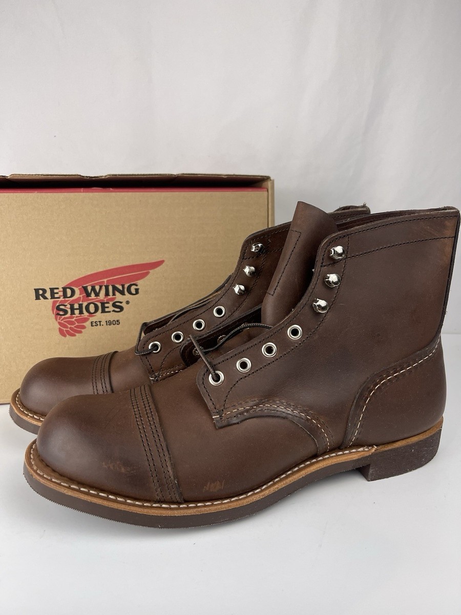 Red Wing 8111 Iron Ranger 6-in Men's Boot in Amber Harness Leather