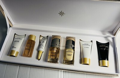 Dior Prestige 7-piece set Gold Piano VIP gift Set New In Box | eBay