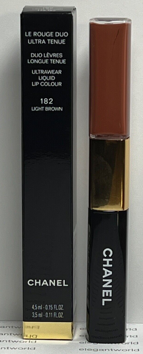 CHANEL LE ROUGE DUO Colour #182 LIGHT BROWN ULTRA TENUE LIQUID LIP
