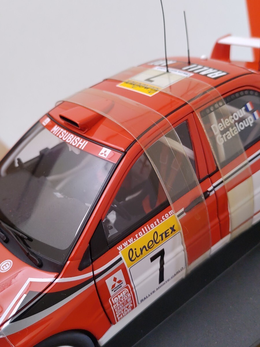 Autoart 1/18 Mitsubishi Lancer Evolution VII WRC #7 Diecast Model