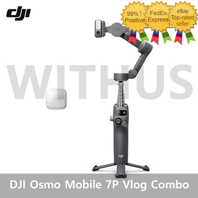 DJI Osmo Mobile 7P Vlog Combo (DJI Mic Mini Transmitter Arctic