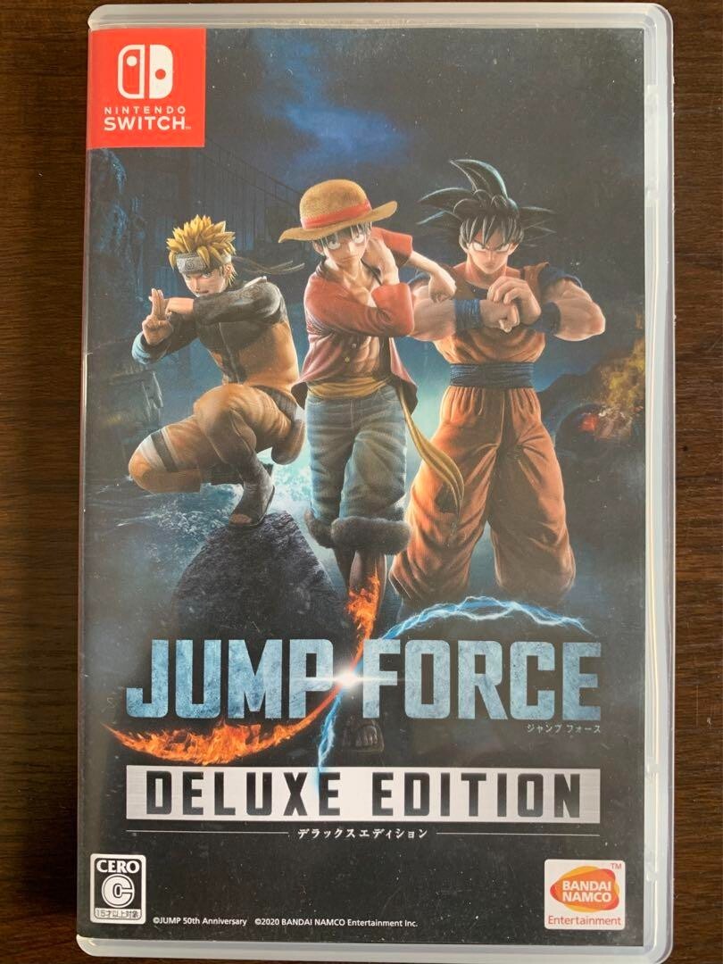 Jump Force Deluxe Edition Switch Japan Import Anime Fighting Game