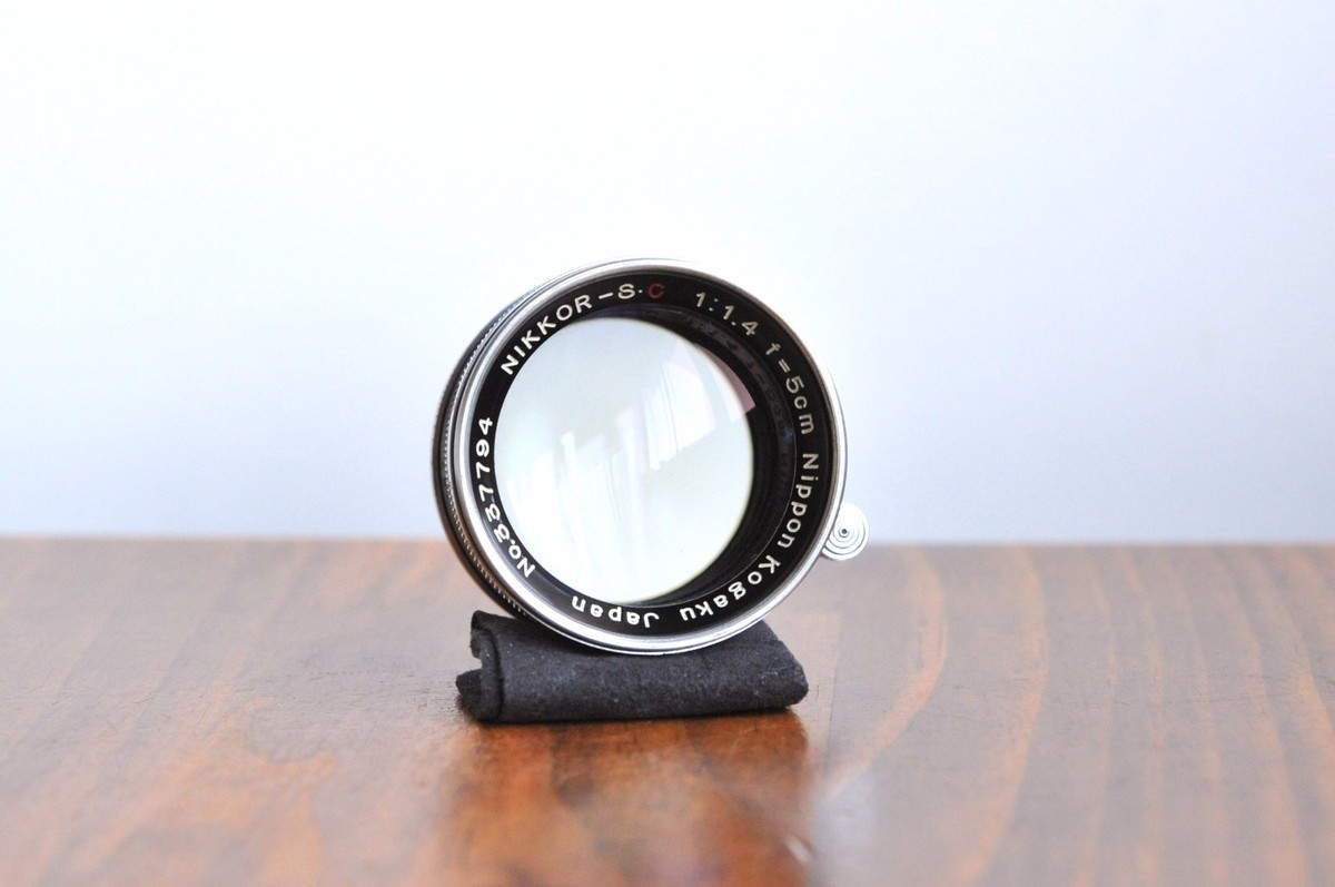 NIKON Nikkor-S.C 5cm (50mm) f/1.4 Leica LTM Screw Mount w/ M mount