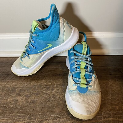 Nike PG 3 EP LURE Paul George Sneakers Basketball Shoes White Blue