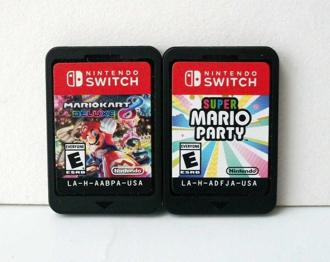 Mario Kart 8 Deluxe Super Mario Party Nintendo Switch Games Lot