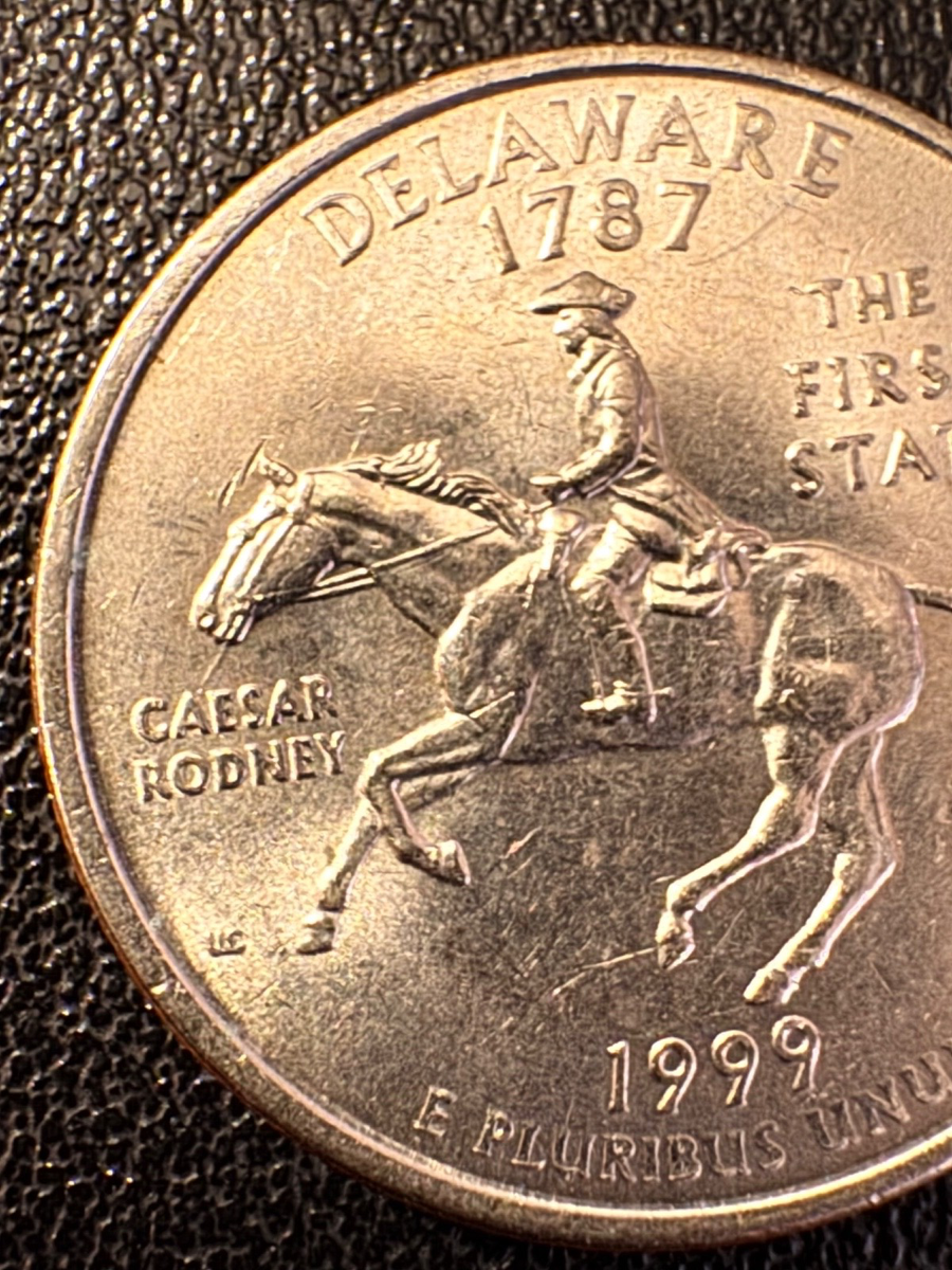 1999 P DELAWARE STATE QUARTER **RARE** Spitting horse | eBay