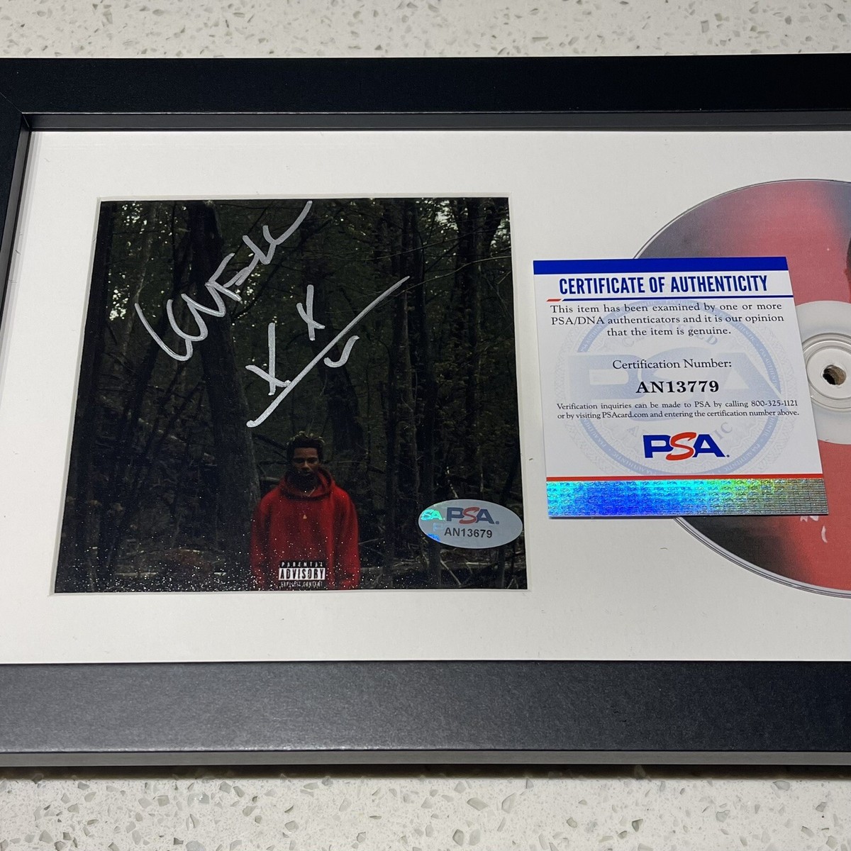 NIGHT LOVELL SIGNED RED TEENAGE MELODY CD ALBUM AUTOGRAPH RAPPER