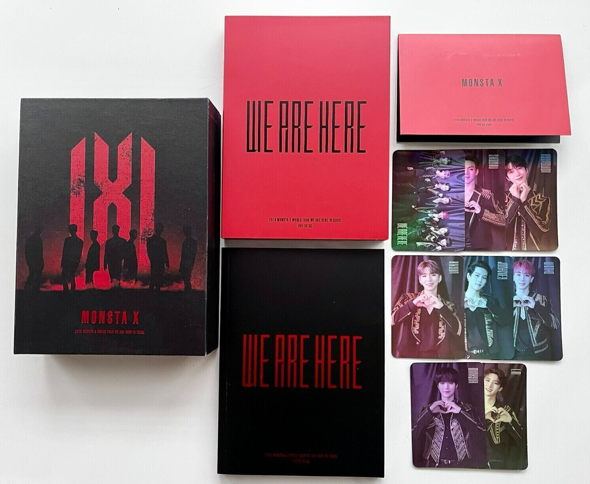 MONSTA X 2019 WORLD TOUR WE ARE HERE IN SEOUL DVD Photocard