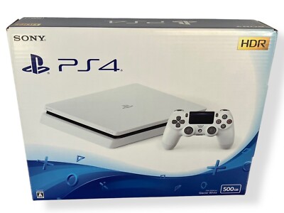 Sony PlayStation 4 PS4 CUH-2200A Slim Glacier White Game Console