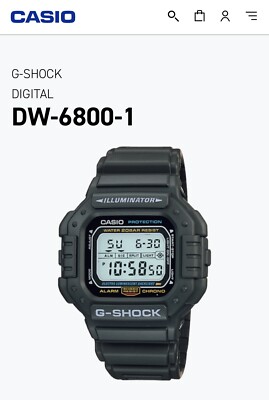 Casio G-Shock Dw-6800-1V | eBay