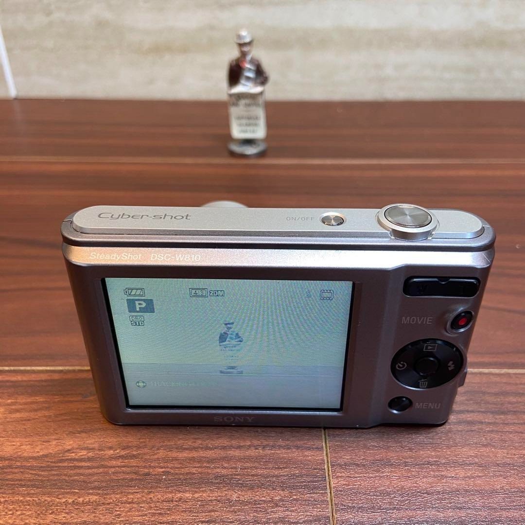 Sony Cyber-shot DSC-W810 20.1MP Digital Camera - Silver for sale